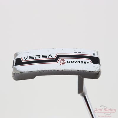 Odyssey Versa #2 White Black White Putter Slight Arc Steel Right Handed 34.0in