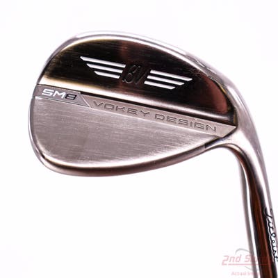 Mint Titleist Vokey SM8 Brushed Steel Wedge Lob LW 58° 14 Deg Bounce K Grind Titleist Vokey BV Steel Wedge Flex Right Handed 35.25in