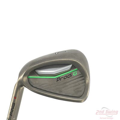 Ping Prodi G Single Iron 7 Iron Stock Graphite Shaft Graphite Junior Stiff Left Handed Red dot 36.0in