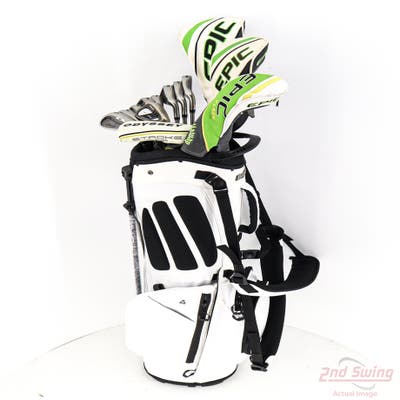 Complete Set of Men's Cobra Adams Mizuno Pyramid Golf Clubs + NEW Bag Boy ZTF Stand Bag - Right Handed