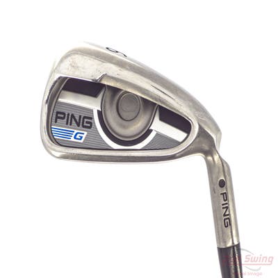 Ping 2016 G Single Iron 6 Iron AWT 2.0 Steel Stiff Right Handed Black Dot 38.75in