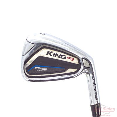 Cobra KING F9 Speedback One Length Single Iron 7 Iron Mitsubishi C6 Series Black Graphite Regular Right Handed 37.5in