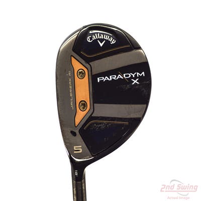 Callaway Paradym X Fairway Wood 5 Wood 5W 18° Aldila Ascent Blue 50 Graphite Senior Left Handed 42.75in