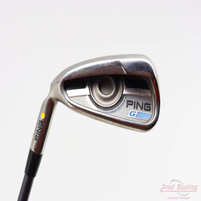 Ping 2016 G Single Iron 6 Iron Ping CFS Graphite Graphite Senior Left Handed Yellow Dot 38.0in