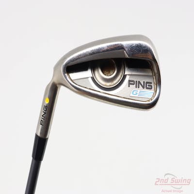 Ping 2016 G Single Iron 7 Iron Ping CFS Graphite Graphite Senior Left Handed Yellow Dot 37.5in