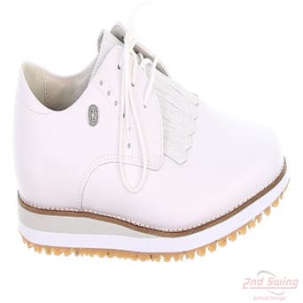 New Womens Golf Shoe Footjoy 2021 FJ Sport Retro Medium 6 White MSRP $130 92389