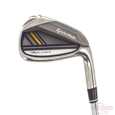 TaylorMade Rocketbladez Single Iron Pitching Wedge PW Stock Steel Shaft Steel Stiff Right Handed 36.0in