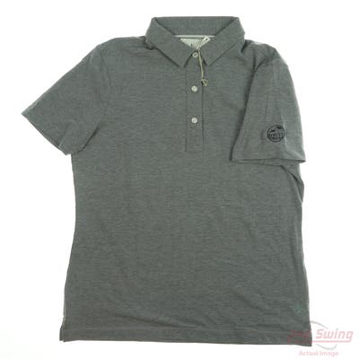 New W/ Logo Womens LinkSoul Polo Medium M Gray MSRP $65