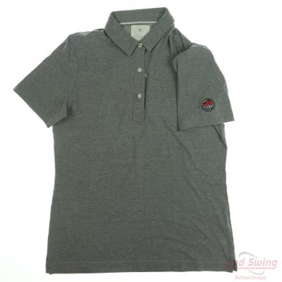 New W/ Logo Womens LinkSoul Polo Large L Gray MSRP $65