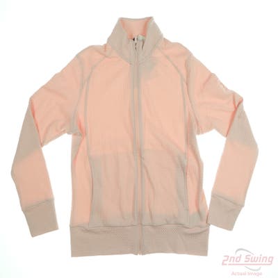 New W/ Logo Womens Adidas Jacket Large L Pink MSRP $80