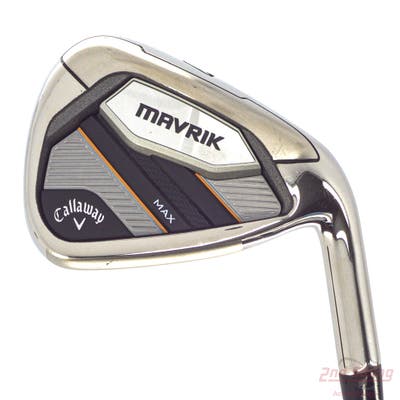 Mint Callaway Mavrik Max Single Iron 7 Iron Project X Catalyst 65 Graphite Regular Right Handed 37.25in