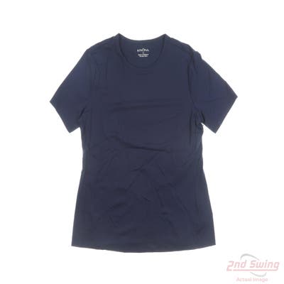 New Womens Kinona T-Shirt Medium M Navy Blue MSRP $50