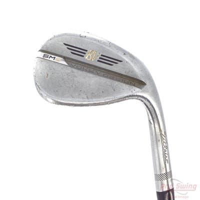 Titleist Vokey SM8 Tour Chrome Wedge Sand SW 56° 10 Deg Bounce S Grind Stock Steel Shaft Steel Wedge Flex Right Handed 35.5in
