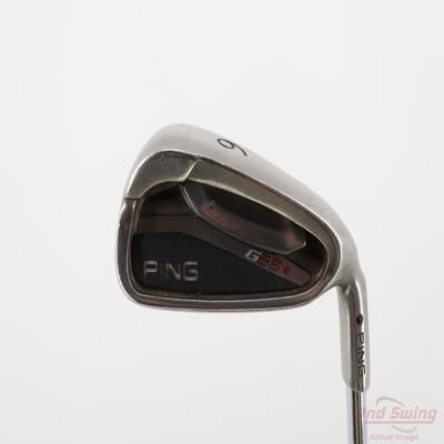 Ping G25 Single Iron 6 Iron Stock Steel Shaft Steel Regular Right Handed Black Dot 36.5in