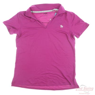 New W/ Logo Womens Puma Polo Small S Pink MSRP $60