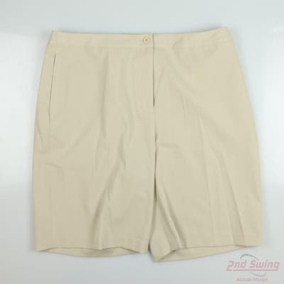 New Womens EP Pro Shorts 14 Tan MSRP $85