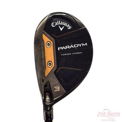 Callaway Paradym Fairway Wood 3 Wood 3W 15° PX HZRDUS Silver Gen4 60 Graphite Regular Left Handed 43.5in