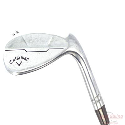 Callaway Opus Brushed Chrome Wedge Lob LW 58° 6 Deg Bounce T Grind Dynamic Gold Mid 115 Wedge Steel Wedge Flex Right Handed 35.0in