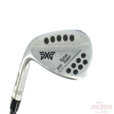 PXG 0311 Sugar Daddy Milled Chrome Wedge Sand SW 54° 10 Deg Bounce FST KBS TGI 70 Graphite Regular Left Handed 35.5in