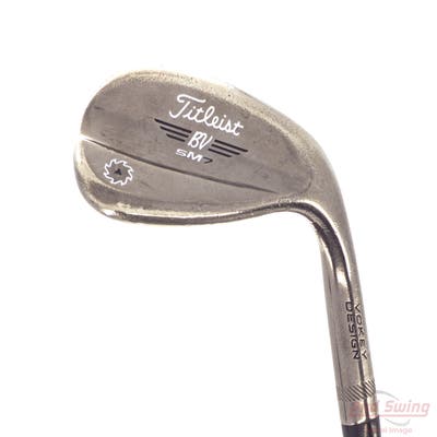 Titleist Vokey SM7 Brushed Steel Wedge Lob LW 58° 10 Deg Bounce S Grind SM7 BV Steel Wedge Flex Right Handed 35.25in