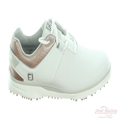 New Womens Golf Shoe Footjoy 2022 Pro SL Medium 7 White/Pink MSRP $190 98140