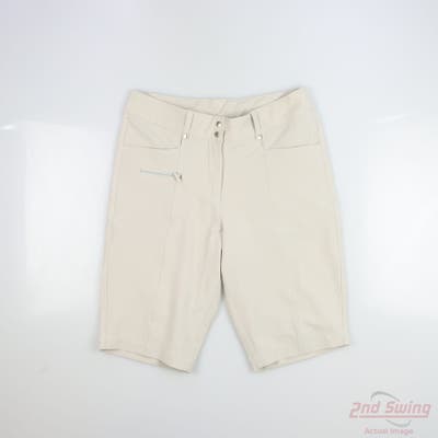 New Womens GG BLUE Shorts 6 Khaki MSRP $88