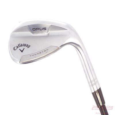 Callaway Opus Platinum Chrome Wedge Sand SW 56° 10 Deg Bounce Z Grind True Temper Dynamic Gold Mid 115 TI Wedge GunMetal Steel Wedge Flex Right Handed 35.25in