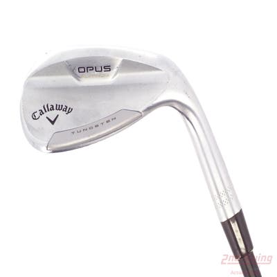 Callaway Opus Platinum Chrome Wedge Sand SW 56° 10 Deg Bounce Z Grind True Temper Dynamic Gold Mid 115 TI Wedge GunMetal Steel Wedge Flex Right Handed 35.25in