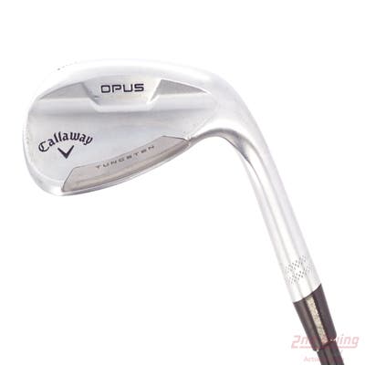 Callaway Opus Platinum Chrome Wedge Lob LW 60° 8 Deg Bounce Z Grind True Temper Dynamic Gold Mid 115 TI Wedge GunMetal Steel Wedge Flex Right Handed 35.0in