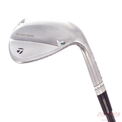 TaylorMade Milled Grind 4 Chrome Wedge Lob LW 60° 7 Deg Bounce LBV FST KBS Tour Black Nickel Steel X-Stiff Right Handed 35.0in