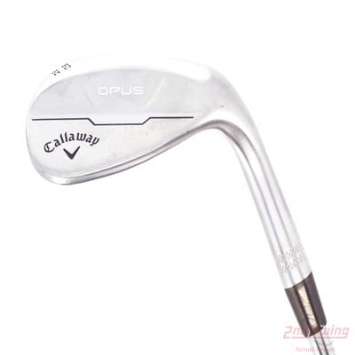 Callaway Opus Brushed Chrome Wedge Lob LW 60° 8 Deg Bounce C Grind Dynamic Gold Mid 115 Steel Wedge Flex Right Handed 35.0in