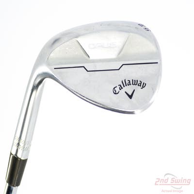 Callaway Opus Brushed Chrome Wedge Gap GW 52° 10 Deg Bounce S Grind True Temper Dynamic Gold Mid 115 Wedge Steel Wedge Flex Left Handed 35.5in