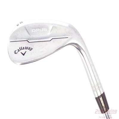 Callaway Opus Brushed Chrome Wedge Lob LW 60° 12 Deg Bounce W Grind True Temper Dynamic Gold Mid 115 Wedge Steel Wedge Flex Right Handed 35.0in