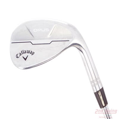 Callaway Opus Brushed Chrome Wedge Gap GW 50° 10 Deg Bounce S Grind True Temper Dynamic Gold Mid 115 Wedge Steel Wedge Flex Right Handed 35.5in