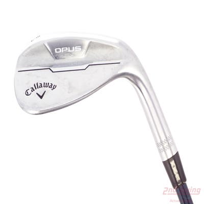 Callaway Opus Brushed Chrome Wedge Sand SW 56° 14 Deg Bounce W Grind UST Recoil Dart HDC 65 Graphite Wedge Flex Right Handed 35.25in
