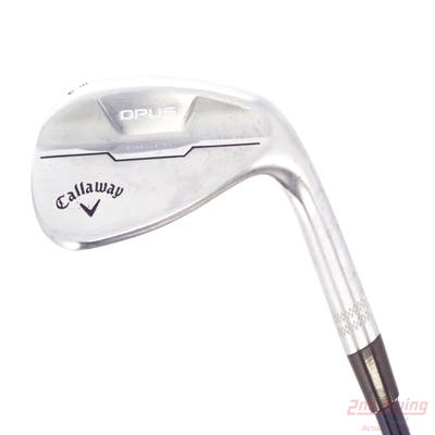 Callaway Opus Brushed Chrome Wedge Sand SW 56° 14 Deg Bounce W Grind UST Recoil Dart HDC 50 Graphite Wedge Flex Right Handed 34.25in
