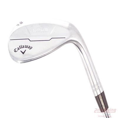 Mint Callaway Opus Brushed Chrome Wedge Lob LW 58° 6 Deg Bounce T Grind Dynamic Gold Mid 115 Steel Wedge Flex Right Handed 35.0in
