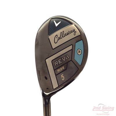 Mint Callaway Reva Rise Fairway Wood 5 Wood 5W 21° UST Mamiya LinQ LTE Graphite Ladies Left Handed 41.25in