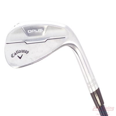 Callaway Opus Brushed Chrome Wedge Sand SW 56° 14 Deg Bounce W Grind UST Recoil Dart HDC 50 Graphite Wedge Flex Right Handed 34.25in