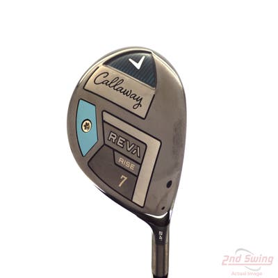 Callaway Reva Rise Fairway Wood 7 Wood 7W 24° UST Mamiya LinQ LTE Graphite Ladies Right Handed 40.5in