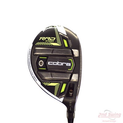 Cobra RAD Speed Fairway Wood 5 Wood 5W 18.5° Fujikura Motore X F3 6 Graphite Stiff Right Handed 42.5in