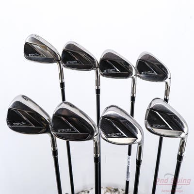 TaylorMade Stealth Iron Set 5-PW AW SW TM Fujikura Ventus Red 6 Graphite Regular Right Handed STD