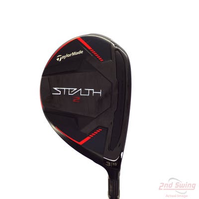 TaylorMade Stealth 2 Fairway Wood 3 Wood 3W 15° Fujikura Ventus TR Red FW Graphite Senior Right Handed 43.5in