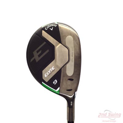 Callaway Elyte Max Fast Fairway Wood 9 Wood 9W 25° Mitsubishi Eldio Green 40 Graphite Ladies Right Handed 40.5in