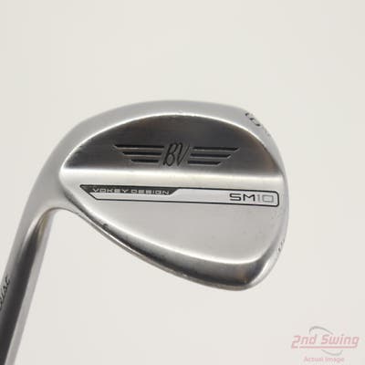 Titleist Vokey SM10 Tour Chrome Wedge Lob LW 60° 12 Deg Bounce D Grind Titleist Vokey BV Steel Wedge Flex Left Handed 35.25in