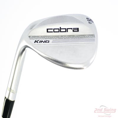 Cobra 2025 King Chrome Wedge Sand SW 56° 10 Deg Bounce V Grind Nippon NS Pro Modus 3 125 Wdg Steel Wedge Flex Left Handed 35.0in