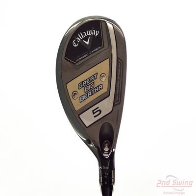 Callaway Great Big Bertha 23 Hybrid 5 Hybrid 23° UST Mamiya Helium Nanocore 60i IP Finish Graphite Senior Right Handed 40.0in