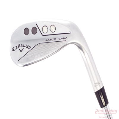 Callaway Jaws Raw Chrome Wedge Sand SW 56° 10 Deg Bounce S Grind True Temper Dynamic Gold Spinner Tour Issue Steel Wedge Flex Right Handed 37.0in