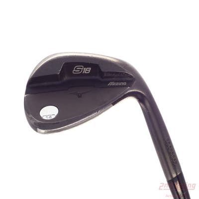Mizuno S18 Gunmetal Black Wedge Sand SW 56° 14 Deg Bounce Stock Steel Shaft Steel Wedge Flex Right Handed 35.5in