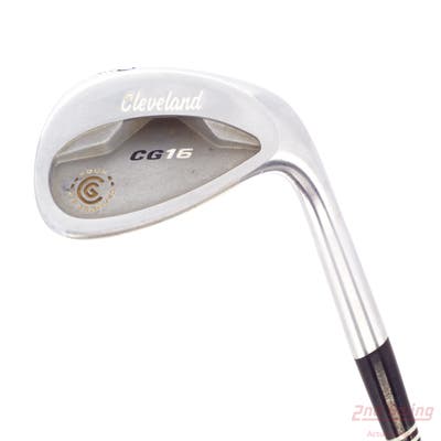 Cleveland CG16 Chrome Zip Groove Wedge Lob LW 60° 12 Deg Bounce Cleveland Traction Wedge Steel Wedge Flex Right Handed 35.5in